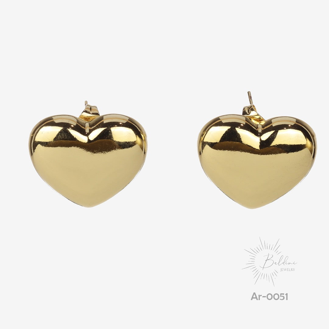 Arete Corazón Bombacho