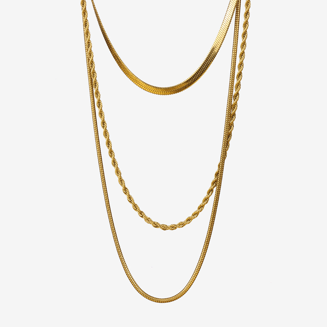Cadena leyering triple