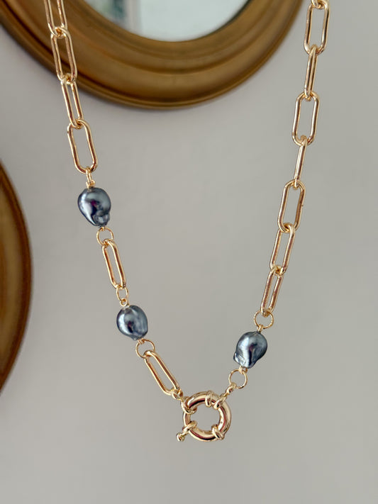 Collar Verona Azul Oxford