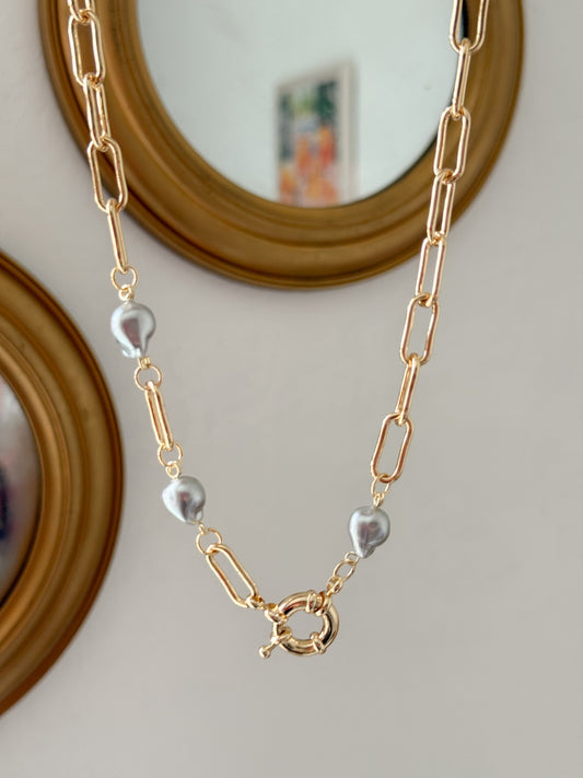 Collar Verona Gris Claro