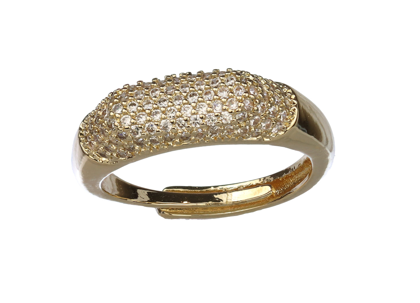 Anillo Domo brillante.