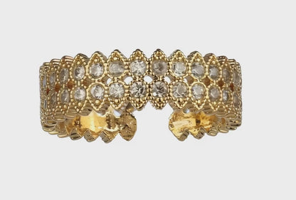 Anillo Panal Geométrico.