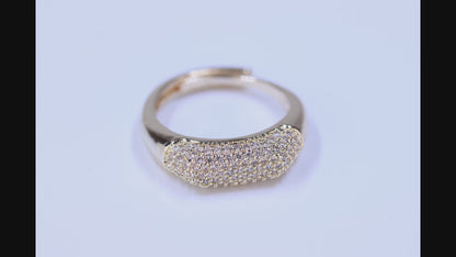 Anillo Domo brillante.