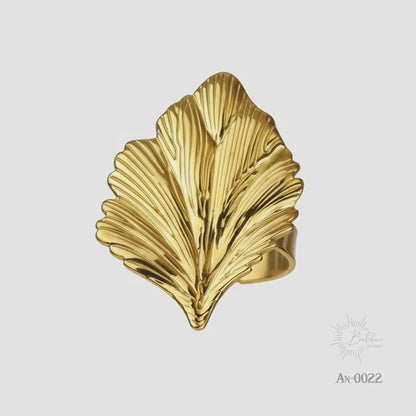 Anillo de hoja ancha